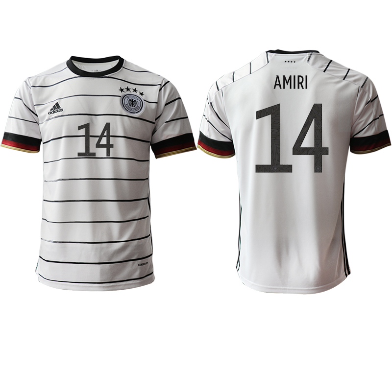 Men 2021 Europe Germany home AAA version #14 white soccer jerseys->germany jersey->Soccer Country Jersey